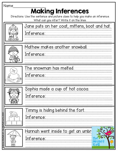 free inference worksheets|Making Inferences Worksheets .